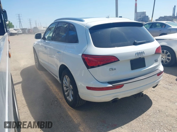 2016 Audi Q5 Premium with VIN WA1C2AFP9GA124543, listed as a IAAI auction lot 42230182 with 80,722 mi miles and . Bid and sale history available at DreamBid. Image 3.