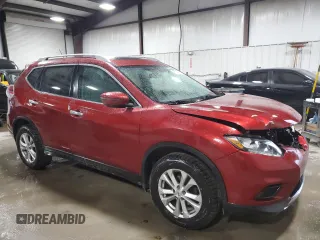 2016 Nissan Rogue SL with VIN 5N1AT2MV8GC889020, listed as a Copart auction lot 43155455 with 134,841 mi miles and Salvage Title. Bid and sale history available at DreamBid. Image 4.