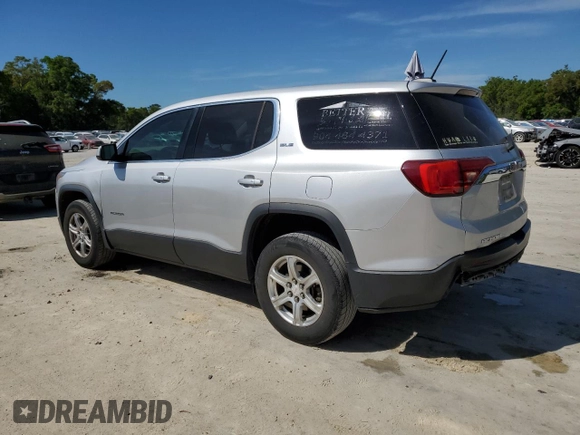 2017 GMC Acadia SLE with VIN 1GKKNKLA5HZ266748, listed as a Copart auction lot 50699755 with 96,546 mi miles and Salvage Title. Bid and sale history available at DreamBid. Image 2.