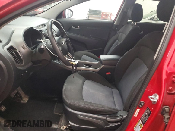 2014 Kia Sportage LX with VIN KNDPB3AC0E7623541, listed as a Copart auction lot 47541685 with 124,998 mi miles and Salvage Title. Bid and sale history available at carsss.com. Image 7.