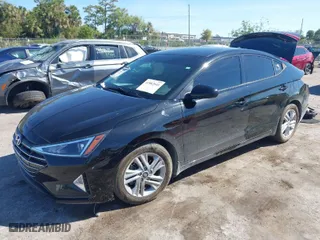 2020 Hyundai Elantra SEL with VIN 5NPD84LF1LH566922, listed as a IAAI auction lot 41882641 with 96,805 mi miles. Bid and sale history available at carsss.com. Image 2.
