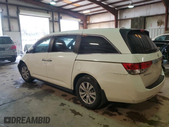 2017 Honda Odyssey EX-L with VIN 5FNRL5H66HB005558, listed as a Copart auction lot 51144495 with 26,128 mi miles and Salvage Title. Bid and sale history available at DreamBid. Image 2.