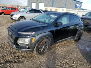 2019 Hyundai Kona Ultimate with VIN KM8K5CA52KU246755, listed as a Copart auction lot 87743275 with 107,377 mi miles and Clean Title. Bid and sale history available at carsss.com. Image 1.