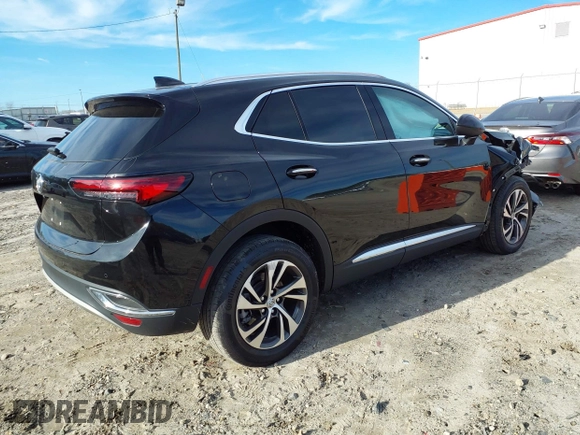2023 Buick Envision Essence with VIN LRBFZNR47PD026728, listed as a IAAI auction lot 41651439 with 28,179 mi miles. Bid and sale history available at carsss.com. Image 4.