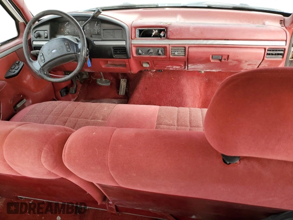 1992 Ford F-150 with VIN 1FTEX15N5NKA30134, listed as a Copart auction lot 76131814 with 213,258 mi miles and Salvage Title. Bid and sale history available at carsss.com. Image 8.