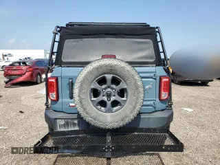 2021 Ford Bronco with VIN 1FMDE5BH2MLA83983, listed as a Copart auction lot 54361535 with 68,909 mi miles and Salvage Title. Bid and sale history available at DreamBid. Image 6.
