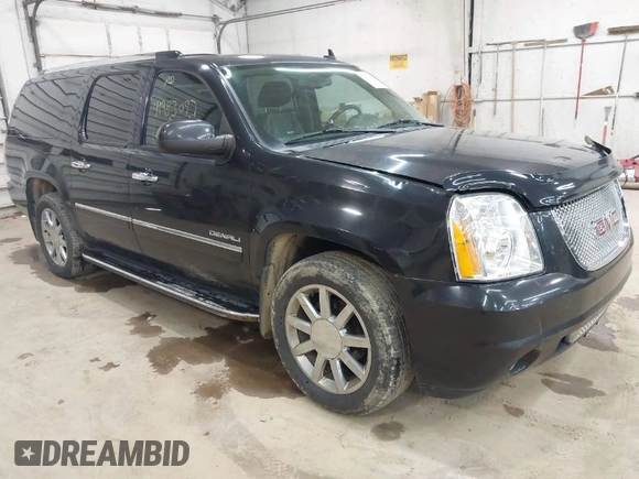 2012 GMC Yukon XL Denali with VIN 1GKS2MEF9CR323393, listed as a IAAI auction lot 41983097 with Not Provided miles. Bid and sale history available at carsss.com. Image 1.