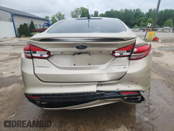 2018 Ford Fusion Titanium with VIN 3FA6P0D99JR205600, listed as a Copart auction lot 60753595 with 67,374 mi miles and Salvage title. Bid and sale history available at DreamBid. Image 6.