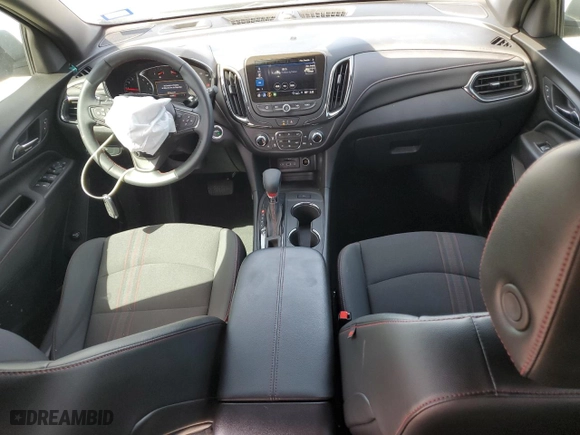 2024 Chevrolet Equinox RS with VIN 3GNAXMEG5RS235651, listed as a Copart auction lot 49004705 with 20,580 mi miles and Salvage Title. Bid and sale history available at carsss.com. Image 8.