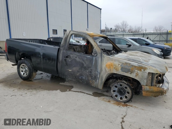 2009 Chevrolet Silverado 1500 Work Truck with VIN 1GCEC14C29Z204444, listed as a Copart auction lot 43512335 with Not Provided miles and Non Repairable. Bid and sale history available at DreamBid. Image 4.