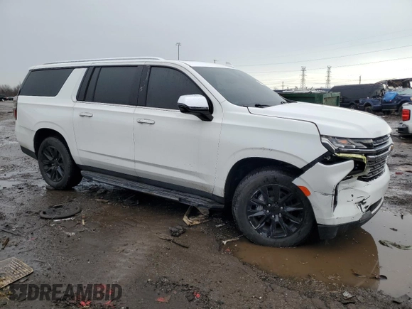 2021 Chevrolet Suburban Premier с VIN 1GNSCFKD9MR284417, выставлен на аукционе Copart как лот 47981755 с пробегом 53 316 миль миль и На запчасти • Non repairable. История ставок и продаж доступна на DreamBid. Изображение 4.