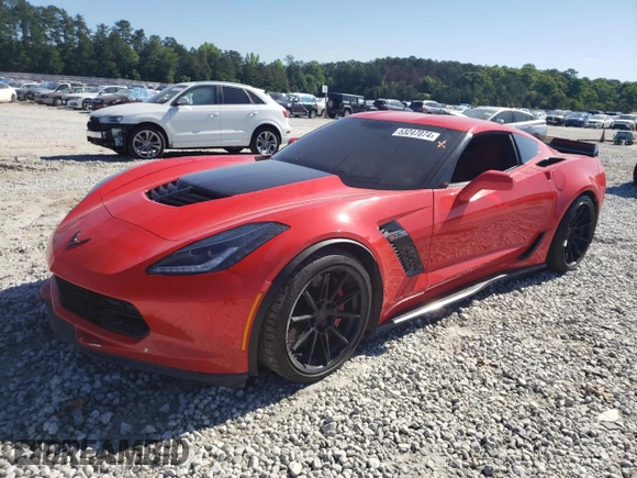 2015 Chevrolet Corvette Z06 3LZ z VIN 1G1YU2D63F5603076, wystawiony jako Copart lot #53247074 z przebiegiem 62 102 mil mil oraz Szkoda całkowita • Salvage title. Historia ofert i sprzedaży dostępna na DreamBid. Obrazek 1.