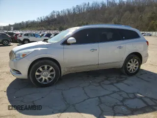 2017 Buick Enclave Leather with VIN 5GAKRBKD1HJ184298, listed as a Copart auction lot 46899305 with 134,482 mi miles and Salvage Title. Bid and sale history available at carsss.com. Image 1.