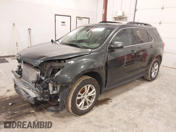 2017 Chevrolet Equinox LT with VIN 2GNALCEK7H1537995, listed as a IAAI auction lot 41996547 with 123,760 mi miles. Bid and sale history available at carsss.com. Image 2.