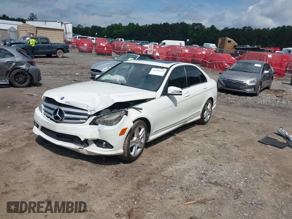 2010 Mercedes-Benz C 300 Sport with VIN WDDGF5EB4AR099719, listed as a IAAI auction lot 42554625 with 199,709 mi miles and . Bid and sale history available at DreamBid. Image 17.