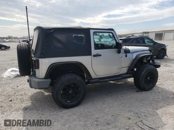 2008 Jeep Wrangler Sahara with VIN 1J4FA54148L561961, listed as a Copart auction lot 50770895 with 126,516 mi miles and Salvage title. Bid and sale history available at DreamBid. Image 3.