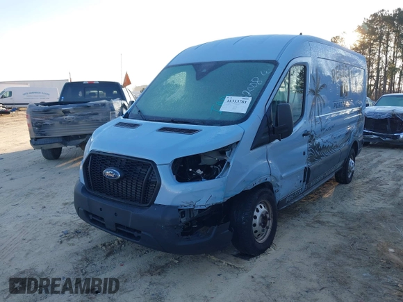 2023 Ford Transit with VIN 1FTBW9CG5PKA32008, listed as a IAAI auction lot 41313781 with 12,127 mi miles. Bid and sale history available at carsss.com. Image 23.