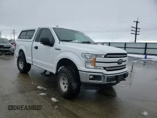 2018 Ford F-150 XL with VIN 1FTMF1E50JKD81901, listed as a Copart auction lot 43974875 with 59,973 mi miles and Salvage Title. Bid and sale history available at carsss.com. Image 11.