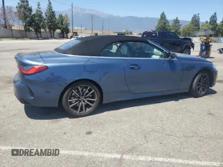 2024 BMW 4 Series 430i z VIN WBA23AT05RCP03975, wystawiony jako Copart lot #56381405 z przebiegiem Nie podano mil oraz Szkoda całkowita • Salvage title. Historia ofert i sprzedaży dostępna na DreamBid. Obrazek 3.