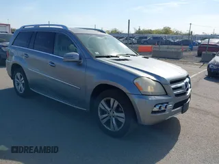 2011 Mercedes-Benz GL-Class GL 450 with VIN 4JGBF7BE3BA740269, listed as a IAAI auction lot 42098338 with 146,055 mi miles. Bid and sale history available at carsss.com. Image 1.