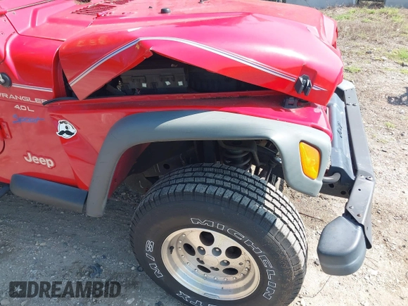 1997 Jeep Wrangler Sport with VIN 1J4FY19S3VP425119, listed as a IAAI auction lot 42592583 with 54,595 mi miles and . Bid and sale history available at DreamBid. Image 6.