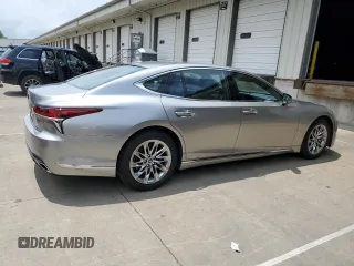 2018 Lexus LS 500 with VIN JTHB51FF1J5006811, listed as a Copart auction lot 62999675 with 109,319 mi miles and Salvage title. Bid and sale history available at DreamBid. Image 3.