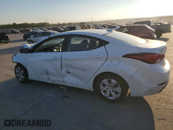 2016 Hyundai Elantra SE z VIN 5NPDH4AE9GH694857, wystawiony jako Copart lot #83896544 z przebiegiem 116 613 mil mil oraz Szkoda całkowita • Salvage title. Historia ofert i sprzedaży dostępna na DreamBid. Obrazek 2.