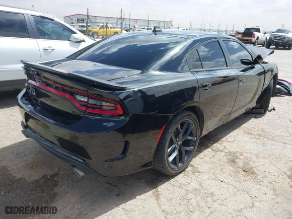 2023 Dodge Charger R/T with VIN 2C3CDXCT0PH698376, listed as a IAAI auction lot 41824225 with 9,438 mi miles. Bid and sale history available at carsss.com. Image 4.
