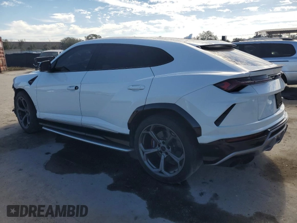 2019 Lamborghini Urus z VIN ZPBUA1ZL9KLA05029, wystawiony jako Copart lot #89060575 z przebiegiem 60 062 mil mil oraz Szkody całkowita. Historia ofert i sprzedaży dostępna na DreamBid. Obrazek 2.