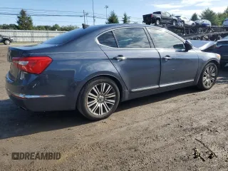 2014 Kia Cadenza Premium with VIN KNALN4D71E5153863, listed as a Copart auction lot 73567824 with 116,308 mi miles and Salvage Title. Bid and sale history available at carsss.com. Image 3.