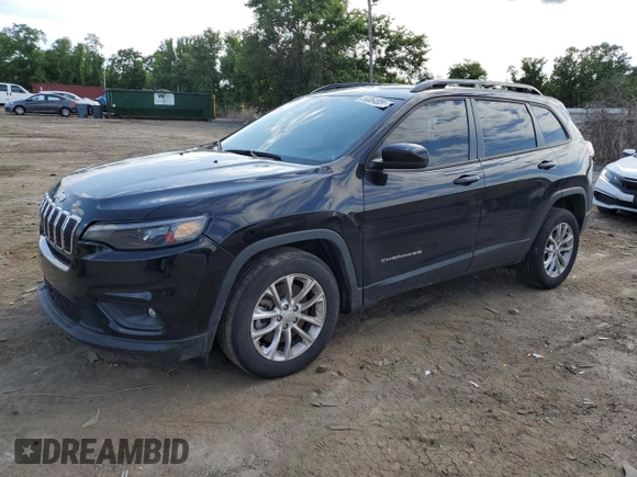 2022 Jeep Cherokee Latitude Lux with VIN 1C4PJLMN6ND549396, listed as a Copart auction lot 56864084 with 43,556 mi miles and Salvage title. Bid and sale history available at DreamBid. Image 1.