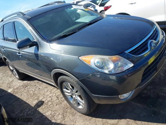 2012 Hyundai Veracruz Limited with VIN KM8NU4CC2CU196846, listed as a IAAI auction lot 41805692 with 174,132 mi miles. Bid and sale history available at carsss.com. Image 1.