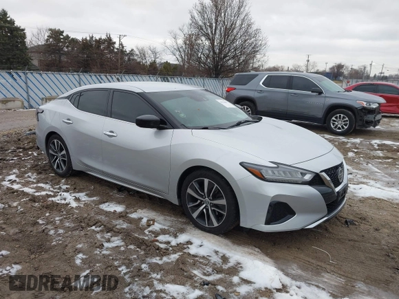 2020 Nissan Maxima S with VIN 1N4AA6BVXLC383435, listed as a IAAI auction lot 41176637 with 65,827 mi miles and . Bid and sale history available at DreamBid. Image 1.