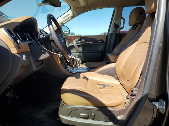 2014 Buick Enclave Premium with VIN 5GAKRCKD2EJ291720, listed as a Copart auction lot 46652955 with 136,552 mi miles and Salvage Title. Bid and sale history available at carsss.com. Image 7.