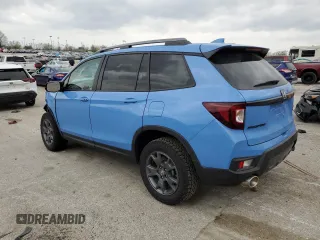 2025 Honda Passport TrailSport z VIN 5FNYF8H69SB001998, wystawiony jako Copart lot #51595415 z przebiegiem 3 336 mil mil oraz Szkoda całkowita • Salvage title. Historia ofert i sprzedaży dostępna na DreamBid. Obrazek 2.
