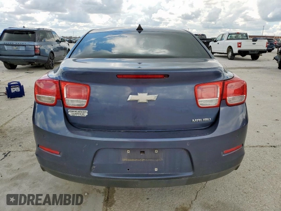 2013 Chevrolet Malibu LS with VIN 1G11B5SA1DF352615, listed as a Copart auction lot 56576615 with 121,609 mi miles and Clean Title. Bid and sale history available at DreamBid. Image 6.