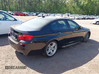 2013 BMW 5 Series 550i with VIN WBAFR9C50DDX81156, listed as a IAAI auction lot 42015608 with 99,962 mi miles and . Bid and sale history available at carsss.com. Image 4.