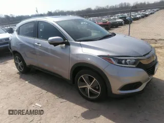 2022 Honda HR-V EX with VIN 3CZRU6H54NM766813, listed as a IAAI auction lot 41796397 with 53,695 mi miles. Bid and sale history available at carsss.com. Image 1.