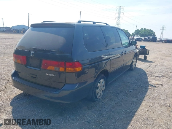 2004 Honda Odyssey EX-L z VIN 5FNRL18944B047627, wystawiony jako IAAI lot #42589724 z przebiegiem 224 371 mil mil oraz . Historia ofert i sprzedaży dostępna na DreamBid. Obrazek 4.