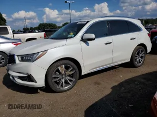 2020 Acura MDX Advance with VIN 5J8YD4H80LL032105, listed as a Copart auction lot 62844935 with 57,212 mi miles and Salvage title. Bid and sale history available at DreamBid. Image 1.