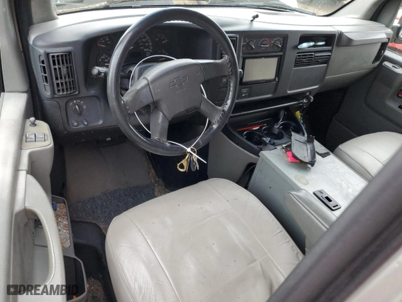 2004 Chevrolet Express Passenger with VIN 1GAHG39U241125628, listed as a Copart auction lot 74608164 with 0 mi miles and Salvage Title. Bid and sale history available at carsss.com. Image 8.