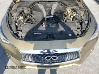 2018 Infiniti Q60 Luxe with VIN JN1EV7EK8JM340729, listed as a Copart auction lot 54689855 with 76,347 mi miles and Clean Title. Bid and sale history available at carsss.com. Image 7.