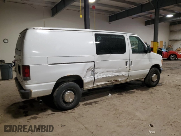 2004 Ford Econoline Cargo z VIN 1FTNE24LX4HA23218, wystawiony jako Copart lot #57945815 z przebiegiem 174 938 mil mil oraz Szkoda całkowita • Salvage title. Historia ofert i sprzedaży dostępna na DreamBid. Obrazek 3.