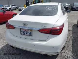 2021 Infiniti Q50 3.0t LUXE with VIN JN1EV7BP0MM706932, listed as a IAAI auction lot 41855442 with 62,941 mi miles. Bid and sale history available at carsss.com. Image 17.