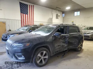 2020 Jeep Cherokee Limited with VIN 1C4PJMDN3LD590863, listed as a Copart auction lot 89200785 with 74,684 mi miles and Salvage Title. Bid and sale history available at carsss.com. Image 1.