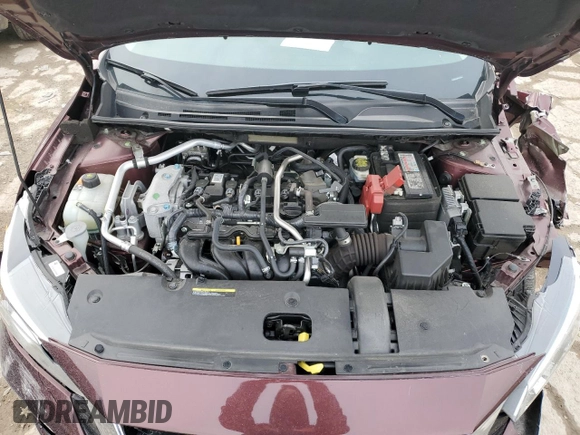 2021 Nissan Sentra SV with VIN 3N1AB8CV6MY212209, listed as a Copart auction lot 46394695 with 28,470 mi miles and Salvage Title. Bid and sale history available at carsss.com. Image 12.
