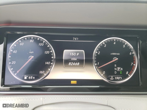 2014 Mercedes-Benz S-Class S 550 with VIN WDDUG8FB8EA033338, listed as a Copart auction lot 84756314 with 82,468 mi miles and Salvage Title. Bid and sale history available at carsss.com. Image 9.