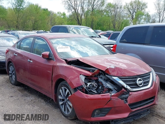 2016 Nissan Altima SR with VIN 1N4AL3AP1GC269826, listed as a IAAI auction lot 41664309 with 70,740 mi miles and . Bid and sale history available at carsss.com. Image 6.