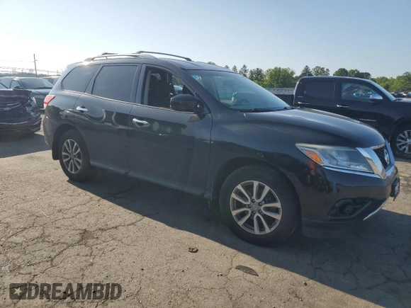 2016 Nissan Pathfinder Platinum with VIN 5N1AR2MM4GC658699, listed as a Copart auction lot 61581475 with 89,985 mi miles and Salvage title. Bid and sale history available at DreamBid. Image 4.