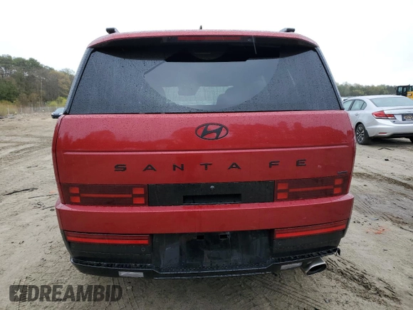 2024 Hyundai Santa Fe Calligraphy with VIN 5NMP5DGL8RH058183, listed as a Copart auction lot 52681545 with 3,451 mi miles and Salvage title. Bid and sale history available at DreamBid. Image 6.